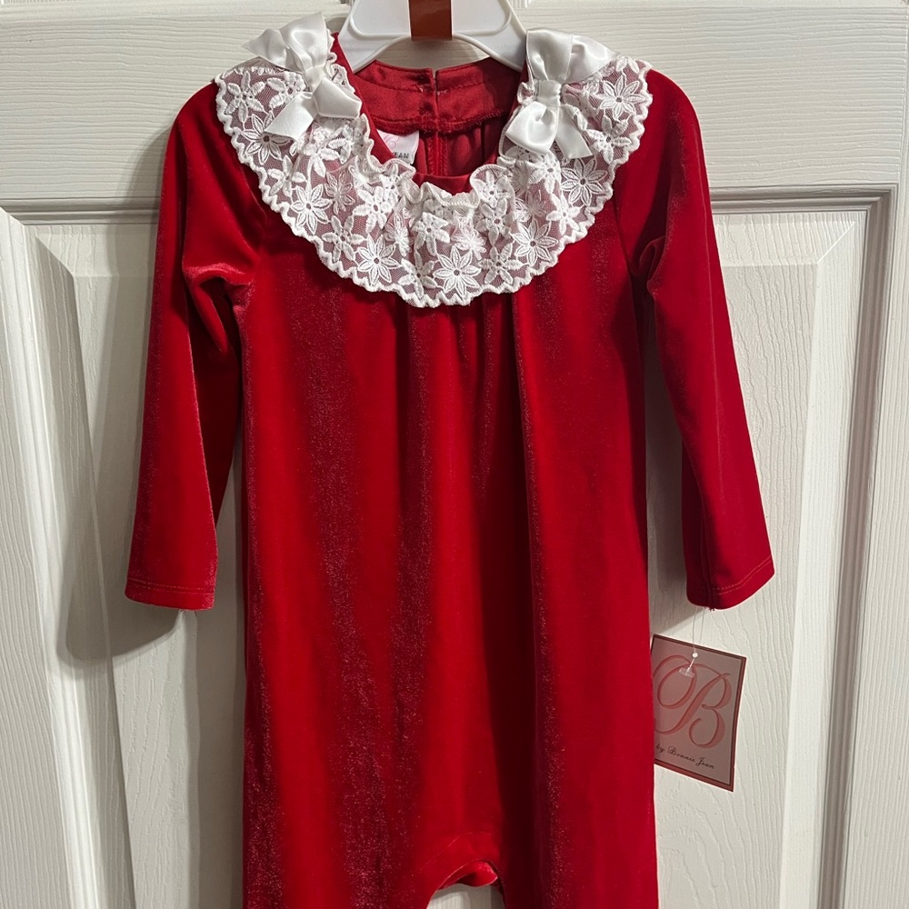 Beautiful One Piece Christmas Outfit 24 Months